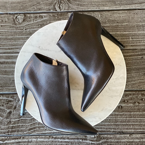 Jimmy Choo Shoes - JIMMY CHOO Stiletto Heel Leather Ankle Booties